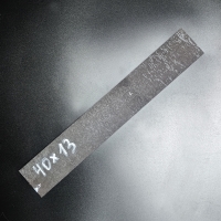 Заготовка для ножа из листовой стали 40х13 размеры: 200х40х2,5 мм.